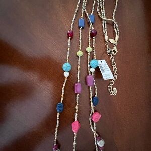 Chico's Multicolor Beaded Necklace